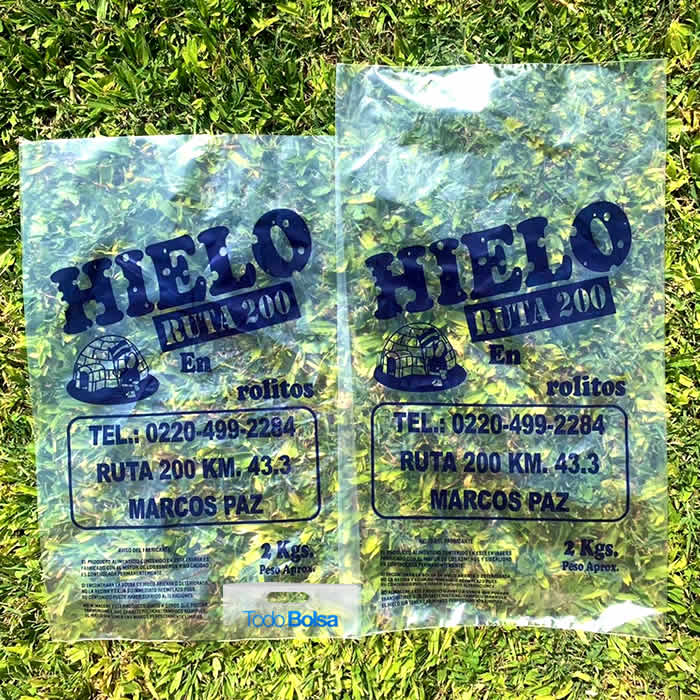 Bolsa de polietileno para alimentos
