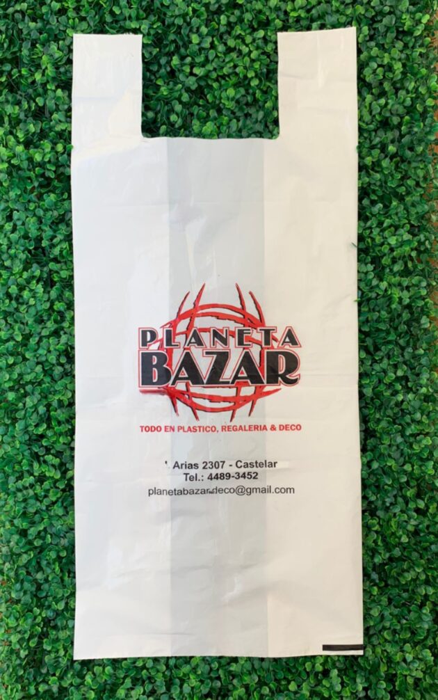 Bolsa Camiseta Blanco premium 50 x 70